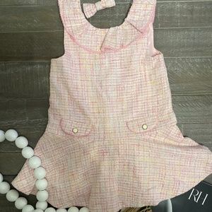 Janie and Jack ruffle bib dress